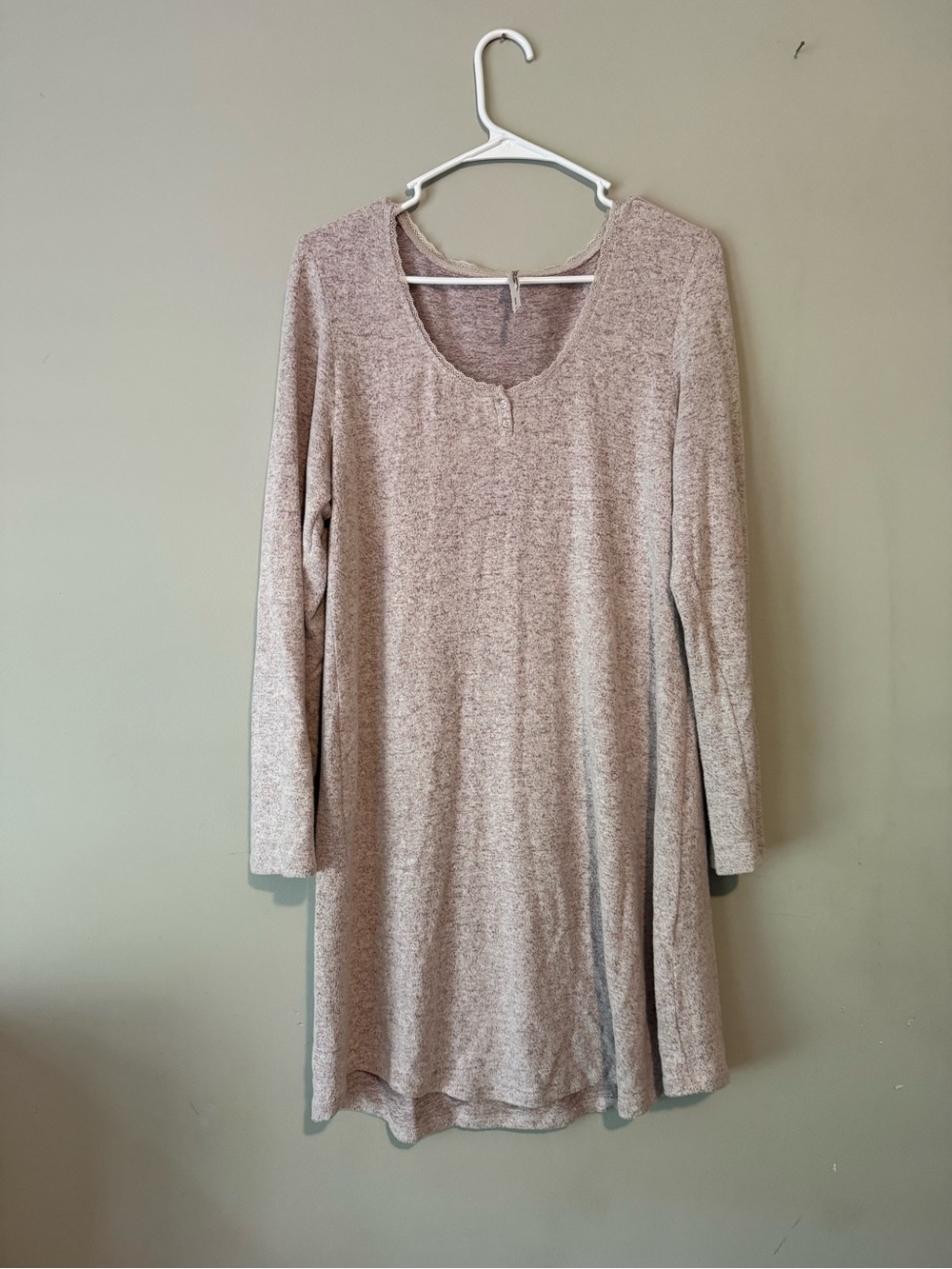 Soma Heathered Purple Cozy Night Gown